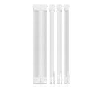 WKabnkn Ensemble de câbles d'extension d'alimentation PC 18 AWG 1 x carte mère 24 broches 1 x CPU 8 broches 2 x GPU 8 broches 30 cm avec peignes de câble en nylon