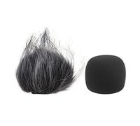 WKabnkn Kit de microphone portable en éponge pour enregistreur Zoom H1 en fourrure et mousse de rechange pour filtre en mousse