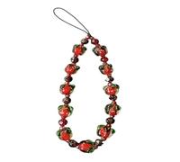 WKabnkn Lanière de téléphone anti-chute rouge avec matériaux en PVC souple facile à attacher pour les activités de voyage et le sport