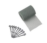 WKabnkn Le filet de protection de gouttière empêche l'encrassement des débris par tous les temps - Installation facile - Design résistant à l'entretien - Protection de gouttière