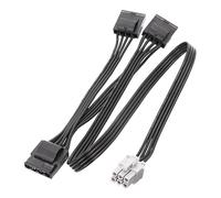 WKabnkn Ligne de carte graphique 6 broches série alimentation modulaire vers Molex 4PIN type D pour les amateurs d'ordinateur Leadex G650