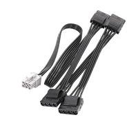 WKabnkn Ligne de carte graphique 6 broches série alimentation modulaire vers Molex 4PIN type D pour les amateurs d'ordinateur Leadex G650