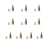 WKabnkn Lot de 10 pointes en alliage de style gothique pour sacs, chaussures et autres projets d'artisanat, 19 Twin Towers 10x20, Comme décrit, Comme décrit.