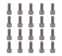WKabnkn Lot de 20 boulons de rechange en acier inoxydable pour cage de bouteille d'eau, vis à tête hexagonale pour support de vélo