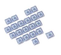 WKabnkn Lot de 21 touches transparentes pour ordinateur portable avec inscription « Love Not Sculpted » - Profil MAO - Pour écrire la nuit - Codage - Touches de hauteur MAO