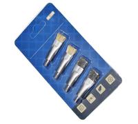 WKabnkn Lot de 4 brosses en fil d'acier pour réparation d'appareils mobiles, poils de formes multiples pour le nettoyage des espaces restreints, élimination de la rouille, réparation de téléphone