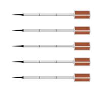 WKabnkn Lot de 5 lampes solaires LED clignotantes pour allées, jardins et chemins, lumières de bord de route étanches