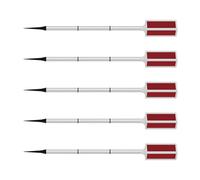 WKabnkn Lot de 5 lampes solaires LED clignotantes pour allées, jardins et chemins, lumières de bord de route étanches