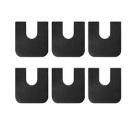 WKabnkn Lot de 6 tapis de sol pour toilettes pour enfants et personnes âgées - Résistant à l'eau - Tapis de salle de bain - Tapis de sol pour pot d'apprentissage de la propreté