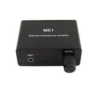 WKabnkn ME1 Module amplificateur de microphone portable avec 3 sorties indépendantes Entrée micro 3,5 mm Batterie rechargeable 150 mAh