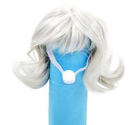 WKabnkn Postiche unique fabriquée à la main pour animal de compagnie, tissu doux et sûr, décoration de fête, accessoires photo, accessoires de fête pour animaux de compagnie, perruques d'oie