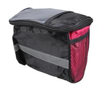WKabnkn Sac de guidon de vélo de route étanche avec bandes réfléchissantes - Sac de guidon de vélo facile à utiliser