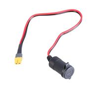 WKabnkn XT60 Câble d'extension femelle/mâle vers adaptateur de charge de voiture femelle 12 AWG pour alimentation de voiture et camion