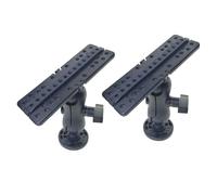 WKAIYUAN 1/2 pièces Kayak Rotatif électronique détecteur de Poisson Base de Montage Bateau Marin canot canoë sondeur Plaque Support(2 Pieces)