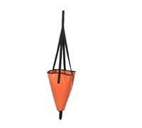 WKAIYUAN 24/18 Pouces Kayak canoë Bateau Yacht PVC mer Ancre Drogue dérive Frein Costume Fising Gonflable Bateau Accessoires(18 inch Orange)