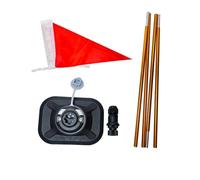 WKAIYUAN Bateau Gonflable en PVC, électronique, GPS, détecteur de Poisson, Support de caméra, Base de Boule de Kayak, Kit de Drapeau de sécurité, Coussin de Bricolage(Flag Set)