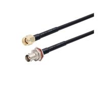 WKAIYUAN Câble RG58 BNC mâle vers SMA RG-58 50 Ohms RF Extension Connecteur Adaptateur Cavalier Pigtail 0,5 M 1 M 2 M 10 M 20 M(RP SMA M to BNC WF,2M)