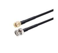 WKAIYUAN Câble RG58 BNC mâle vers SMA RG-58 50 Ohms RF Extension Connecteur Adaptateur Cavalier Pigtail 0,5 M 1 M 2 M 10 M 20 M(RP SMA M to BNC M,20M)