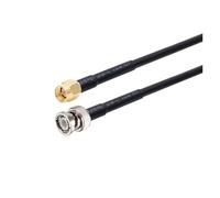 WKAIYUAN Câble RG58 BNC mâle vers SMA RG-58 50 Ohms RF Extension Connecteur Adaptateur Cavalier Pigtail 0,5 M 1 M 2 M 10 M 20 M(SMA M to BNC M,5M)