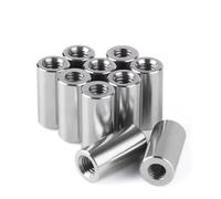 WKAIYUAN Écrou de raccordement cylindrique for colonne ronde, en acier inoxydable 304, M2, M2.5, M3, M4, M5, M6, M8, M10 à M16(OD6xM4x10 (20pcs))