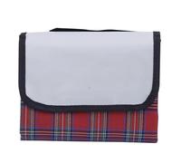 WKAIYUAN Tapis de Camping Portable, Grande Couverture, imperméable, résistant à l'humidité, Sac de Transport épais, Pique-Nique, randonnée, Plage, Voyage, Coussin en Tissu Oxford(Red,80x150cm)