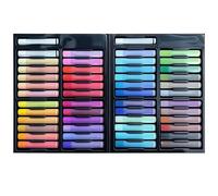 wkao 50 pastels professionnels à l'huile douce, couleurs vives dans la palette, fournitures artistiques durables pour tous les âges