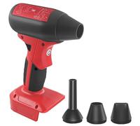 wkao Plumeau sans fil pour batterie 18 V, 3 buses, 2 modes 4 vitesses, nettoyeur de clavier de voiture