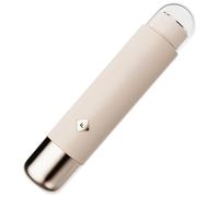 wkao Rasoir électrique à double tête pour femme, tondeuse bikini, sans fil, pour poils pubiens, aisselles, voyage, champagne