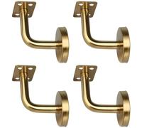 wkao Support de main courante doré, finition mate 4, support de 6 cm, Sus304