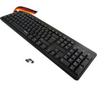 WKB1000 013 Tastatus Wireless Keyboard QWERTZ USB Receiver 2.4GHz Layout German Layout Battery Operated