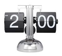 Wkevnu Horloge Rabattable Automatique - Format AM/PM - pour la décoration de la Maison ou du Bureau