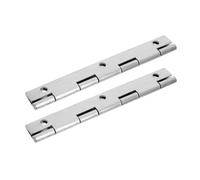 WKFBIFLY Charnières en acier inoxydable, 2 pièces, charnière de Piano continue robuste for porte d'armoire, boîte à outils en bois, artisanat de 6 pouces de Long