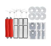 WKFBIFLY Compatible avec l'aspirateur robot Lubluelu L23, brosse latérale principale, filtre HEPA, tampons de nettoyage, pièces de rechange et accessoires