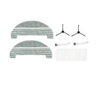 WKFBIFLY Pack de filtres de rechange for brosse latérale, chiffon de nettoyage, compatible avec les accessoires de balayeuse Pursonic M8pro