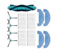 WKFBIFLY Pièces de rechange compatibles avec l'aspirateur Cecotec Conga 7690 Immortal Max: brosse principale, brosse latérale, filtre HEPA, kit de remplacement de chiffon de nettoyage