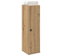 WKIEQACO Ensemble de meubles de salle de bain, armoire de salle de bain avec porte-rouleau, chêne artisanal 20,5 x 22 x 72 cm
