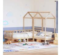 WKIEQACO Ensemble lit de jour et banc avec toit sans matelas 90 x 190 cm Lits simples et accessoires Lits et cadres de lit