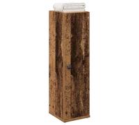 WKIEQACO Ensembles de meubles, ensembles de meubles de salle de bain, armoire de salle de bain avec support de rouleau, vieux bois 20,5 x 22 x 72 cm