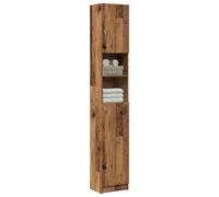 WKIEQACO Ensembles de meubles, ensembles de meubles de salle de bain, armoire de salle de bain, bois ancien, 32 x 25,5 x 190 cm, bois d'ingénierie