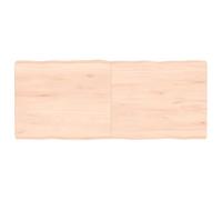 WKIEQACO Meuble de jardin en bois massif non traité avec bords vivants 120 x 50 x (2-6) cm