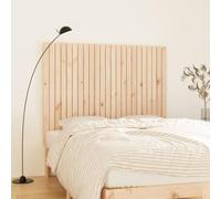 WKIEQACO Tête de lit murale en bois massif 146,5 x 3 x 110 cm Lits de pin et accessoires Têtes de lit et pieds de lit
