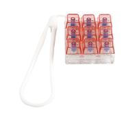 Wkldjf 9 commutateurs de clavier mécaniques transparents - Testeur de cordon en silicone - Jouet anti-stress pour bureau, maison, voyage