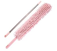 Wkldjf Brosse flexible réglable avec ou sans chiffon de nettoyage amovible pour plafond haut et difficile à atteindre. Outil de nettoyage pliable