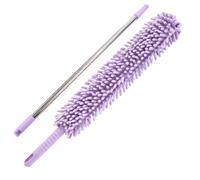 Wkldjf Brosse flexible réglable avec ou sans chiffon de nettoyage amovible pour plafond haut et difficile à atteindre. Outil de nettoyage pliable