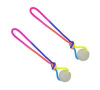 Wkldjf Jouet à mâcher lumineux pour chiens - Durabilité - Balle de nettoyage des dents - Jeu interactif pour grands médias et petites races - Entraînement interactif et éducatif