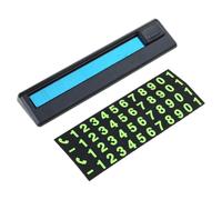 Wkldjf Localisateur de stationnement de voiture - Affichage mobile - Panneau d'arrêt temporaire - Assistant de recherche de véhicule - Option numérique personnalisable - Localisation facile du