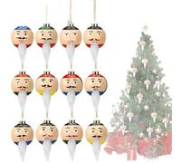 Wkldjf Lot de 12 boules de Noël à suspendre pour cheminée, escalier, fenêtre, festival