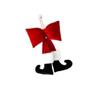 Wkldjf Lot de 4 courbes de Noël en forme de rose pour couronne de sapin, fenêtre, porte, garnitures de vacances