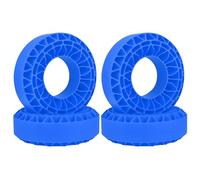 Wkldjf Lot de 4 inserts de pneu de voiture d'escalade résistants à l'eau pour boue, roche, sable, doublure intérieure souple pour télécommande, accessoires de modèle