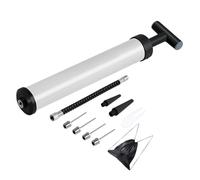 Wkldjf Pompes à ballon de sport avec buse à aiguille, tuyaux d'extension de basket-ball, systèmes de gonflage à pousser et tirer, tuyaux d'extension faciles à utiliser